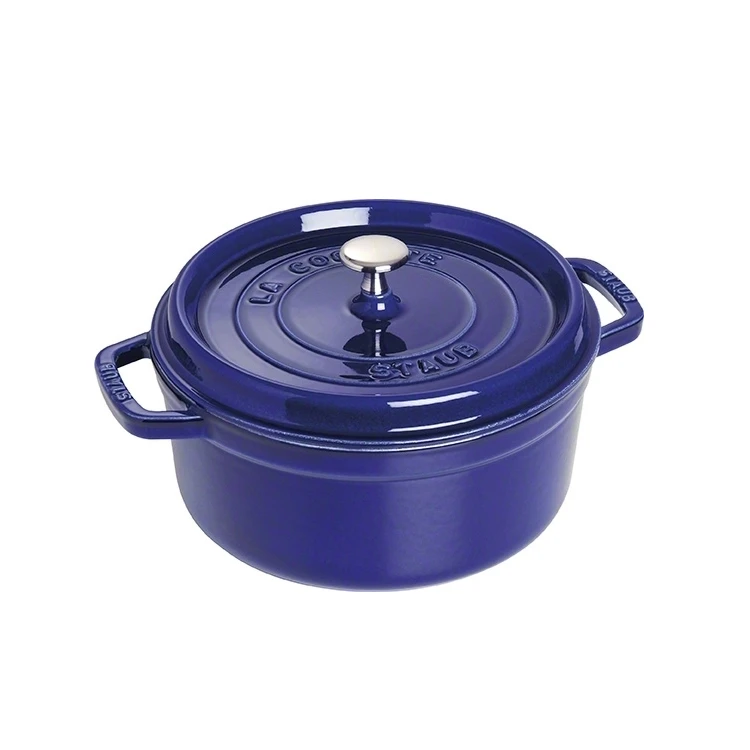 Staub Ronde Braadpan In Gietijzer, Drie Lagen Emaille 5,2 L 3 Staub Ronde Braadpan In Gietijzer, Drie Lagen Emaille 5,2 L
