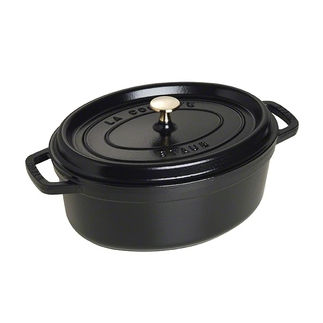 Staub Ovale Braadpan Van Gietijzer 4,2 L 3 Staub Ovale Braadpan Van Gietijzer 4,2 L