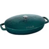 Staub La Mer Ovale Braadpan, Drielaags Emaille -Keukenbenodigdheden Winkel 36430 01 01 12a2c47ee0