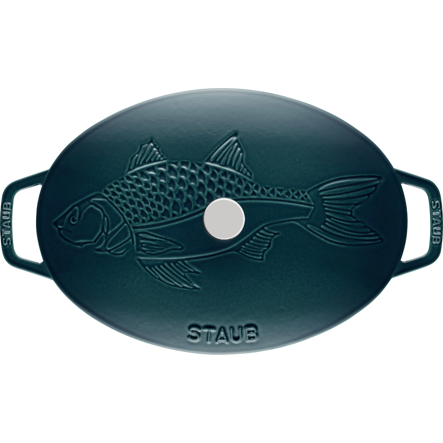 Staub La Mer Ovale Braadpan, Drielaags Emaille 4 Staub La Mer Ovale Braadpan, Drielaags Emaille - Afbeelding 2