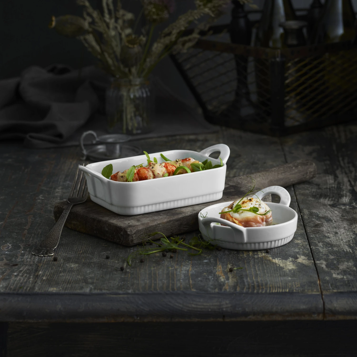 Pillivuyt Toulouse Schotel Met Handvat Rond 4 Pillivuyt Toulouse Schotel Met Handvat Rond - Afbeelding 2