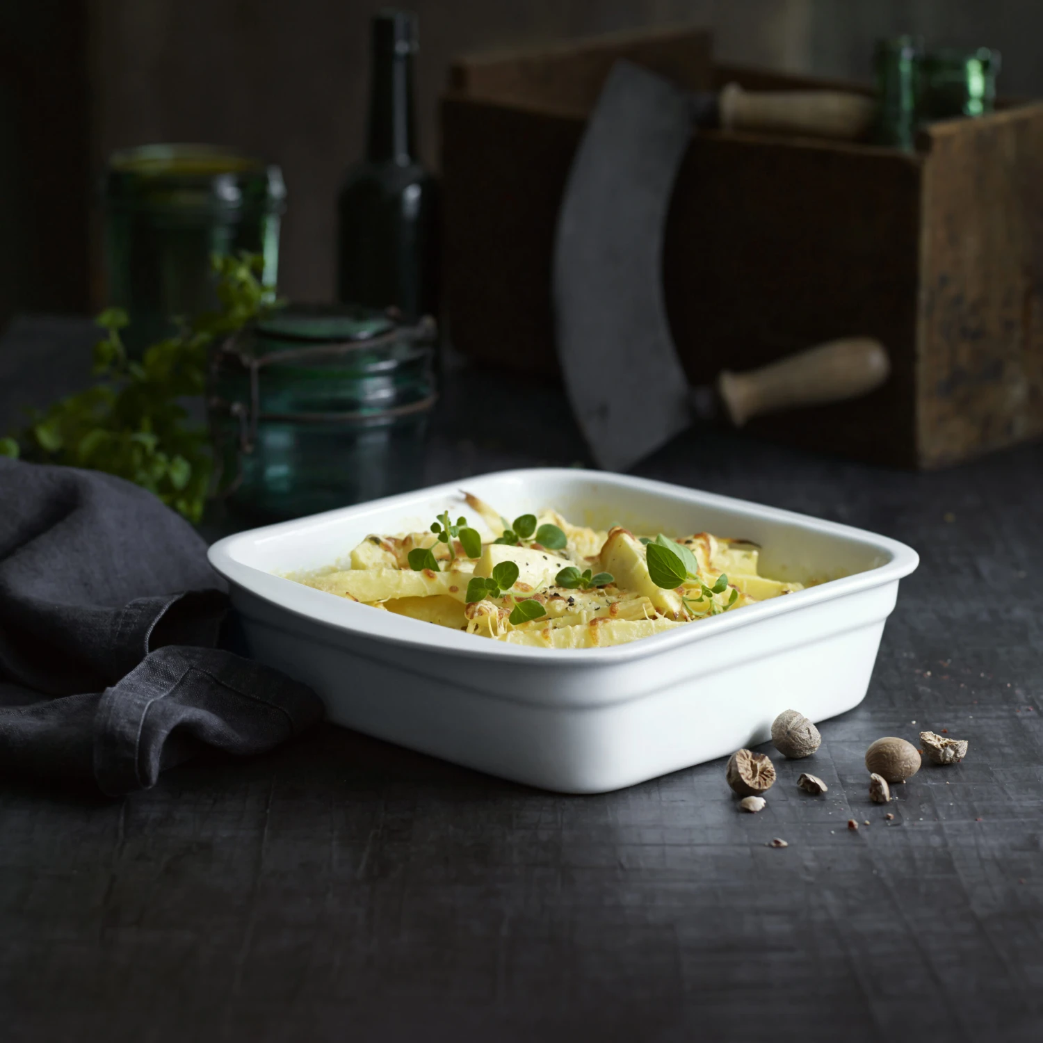 Pillivuyt Lasagneplaat Wit 4 Pillivuyt Lasagneplaat Wit - Afbeelding 2