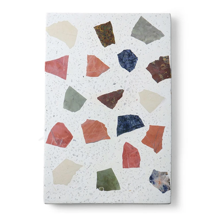 HKliving Terrazzo Snijplank 30x25 Cm 3 HKliving Terrazzo Snijplank 30x25 Cm
