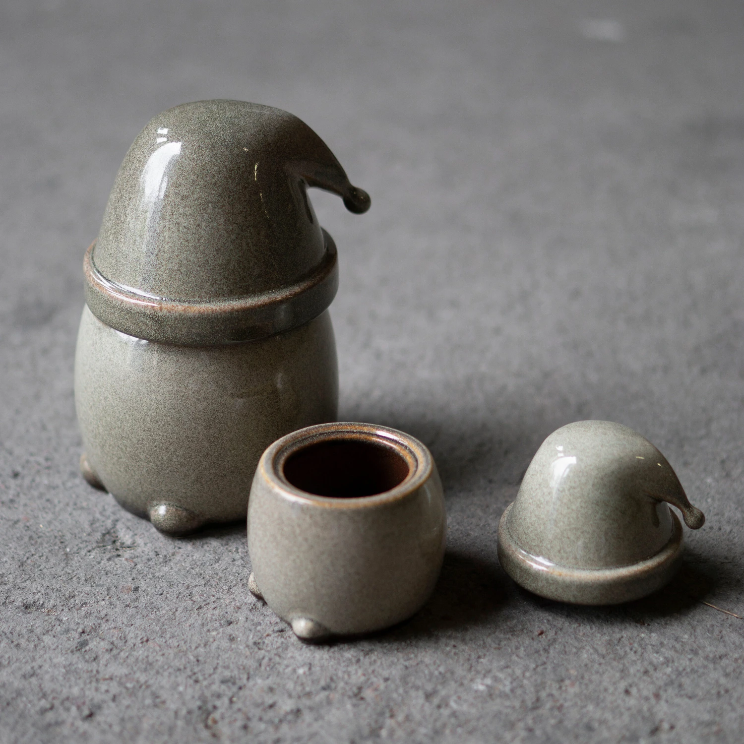 DBKD Eating Santa Kom Met Deksel Groot 4 DBKD Eating Santa Kom Met Deksel Groot - Afbeelding 2