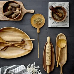 Bloomingville Snijplank Met Handvat Acacia -Keukenbenodigdheden Winkel 45515 01 04 4efe966108