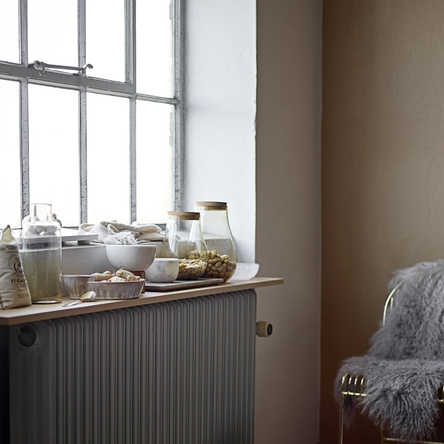 Bloomingville Casie Voorraadpot/vaas Met Deksel 4 Bloomingville Casie Voorraadpot/vaas Met Deksel - Afbeelding 2