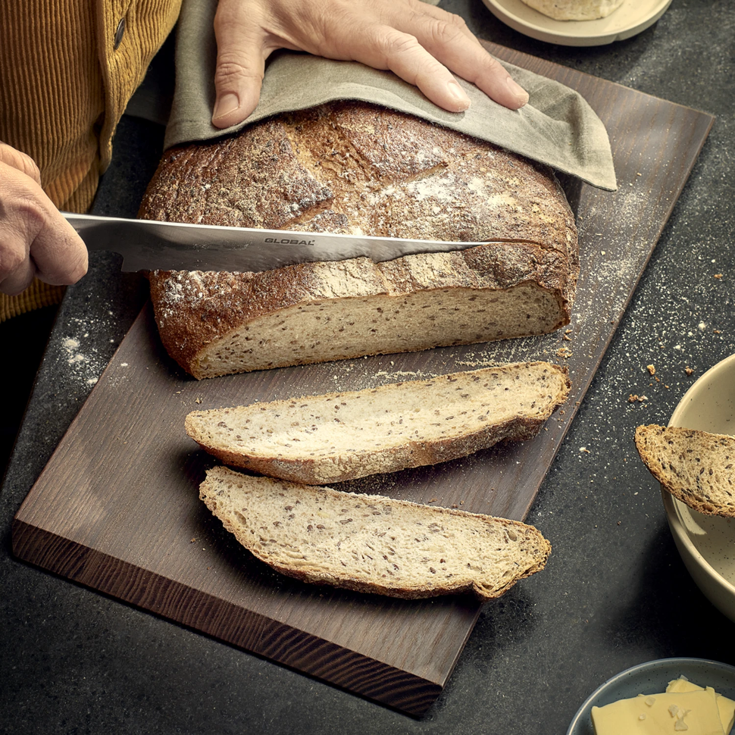 Rosendahl Rå Snijplank 44x25 Cm 6 Rosendahl Rå Snijplank 44x25 Cm - Afbeelding 4