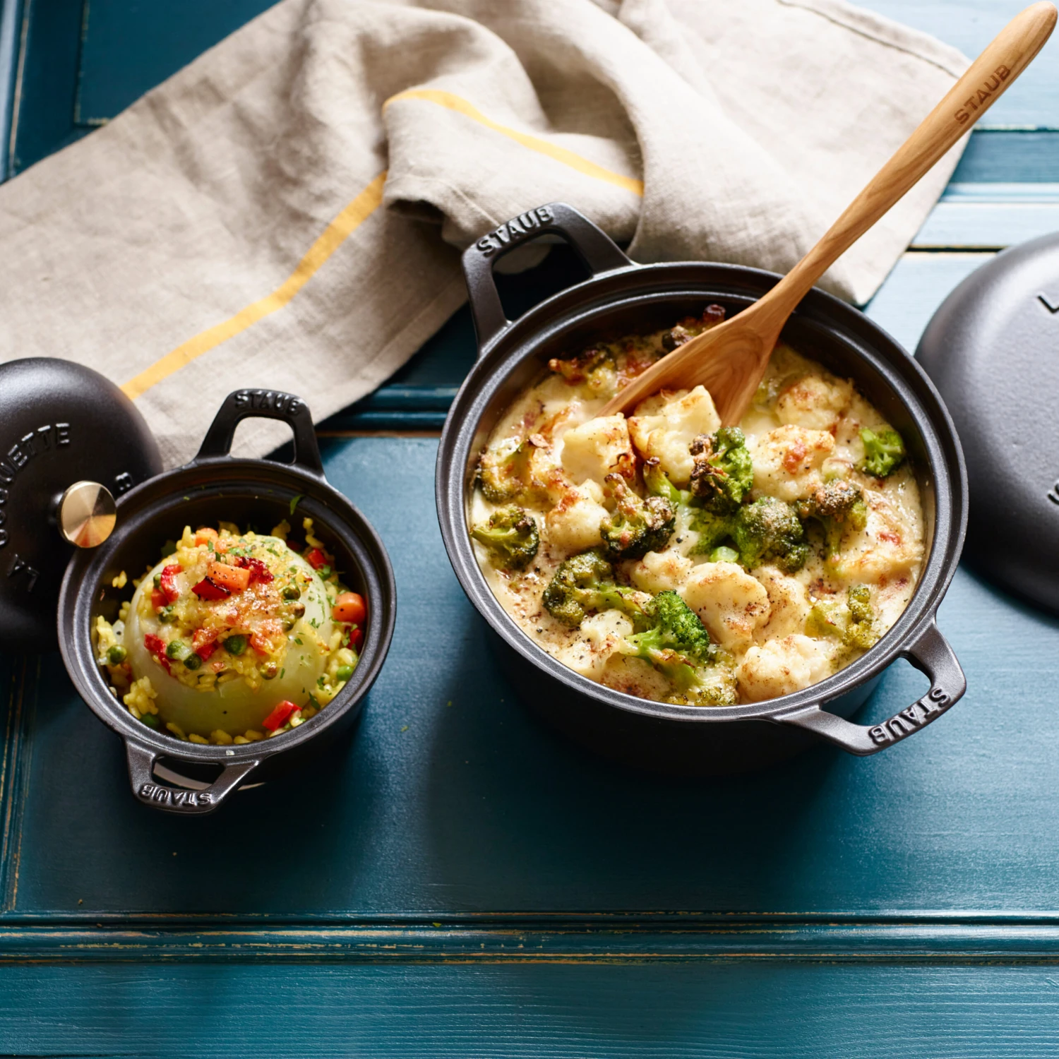 Staub Vintage La Coquette Ronde Braadpan 2,45 L 5 Staub Vintage La Coquette Ronde Braadpan 2,45 L - Afbeelding 3