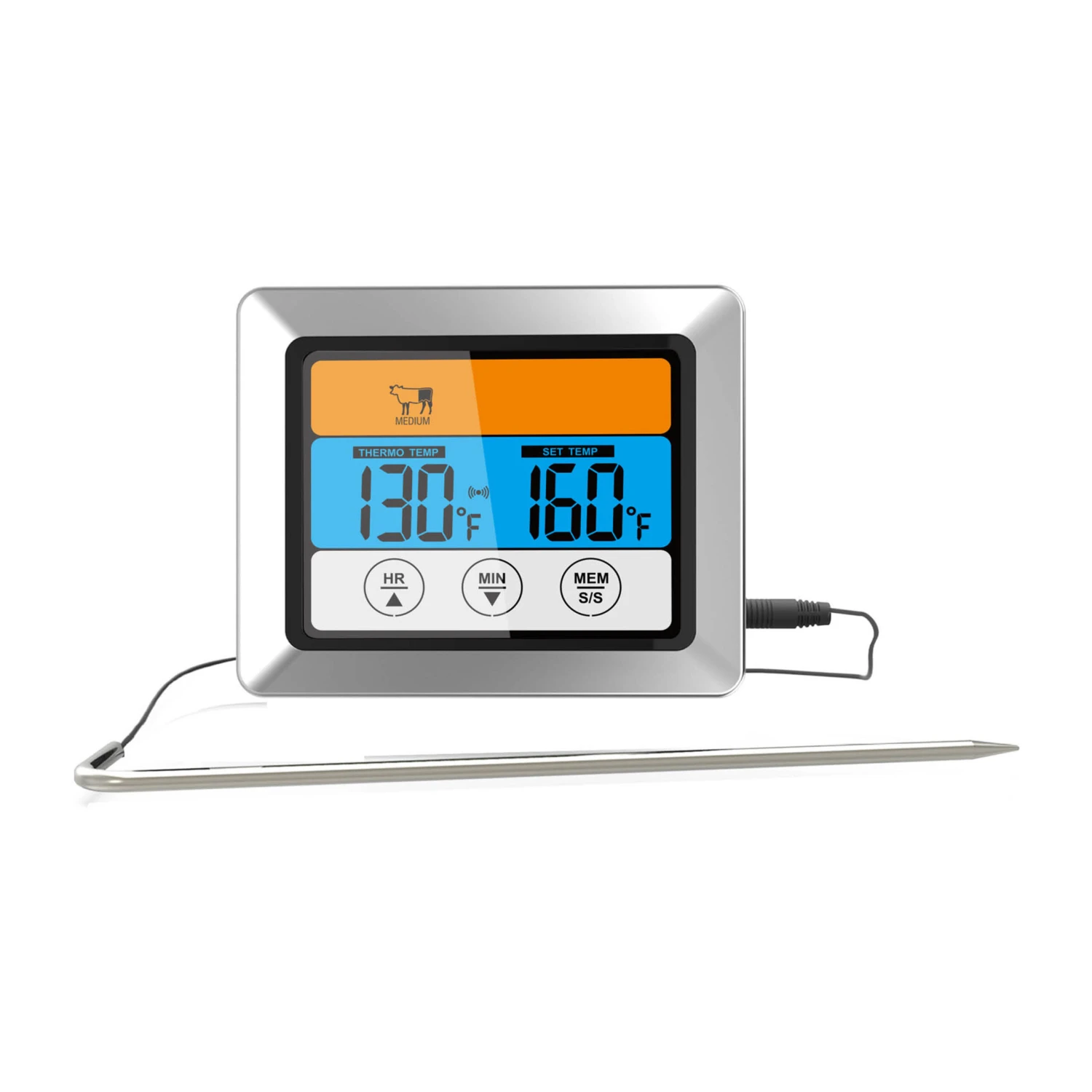 Dorre Grad Vleesthermometer Digitaal Met Snoer 3 Dorre Grad Vleesthermometer Digitaal Met Snoer