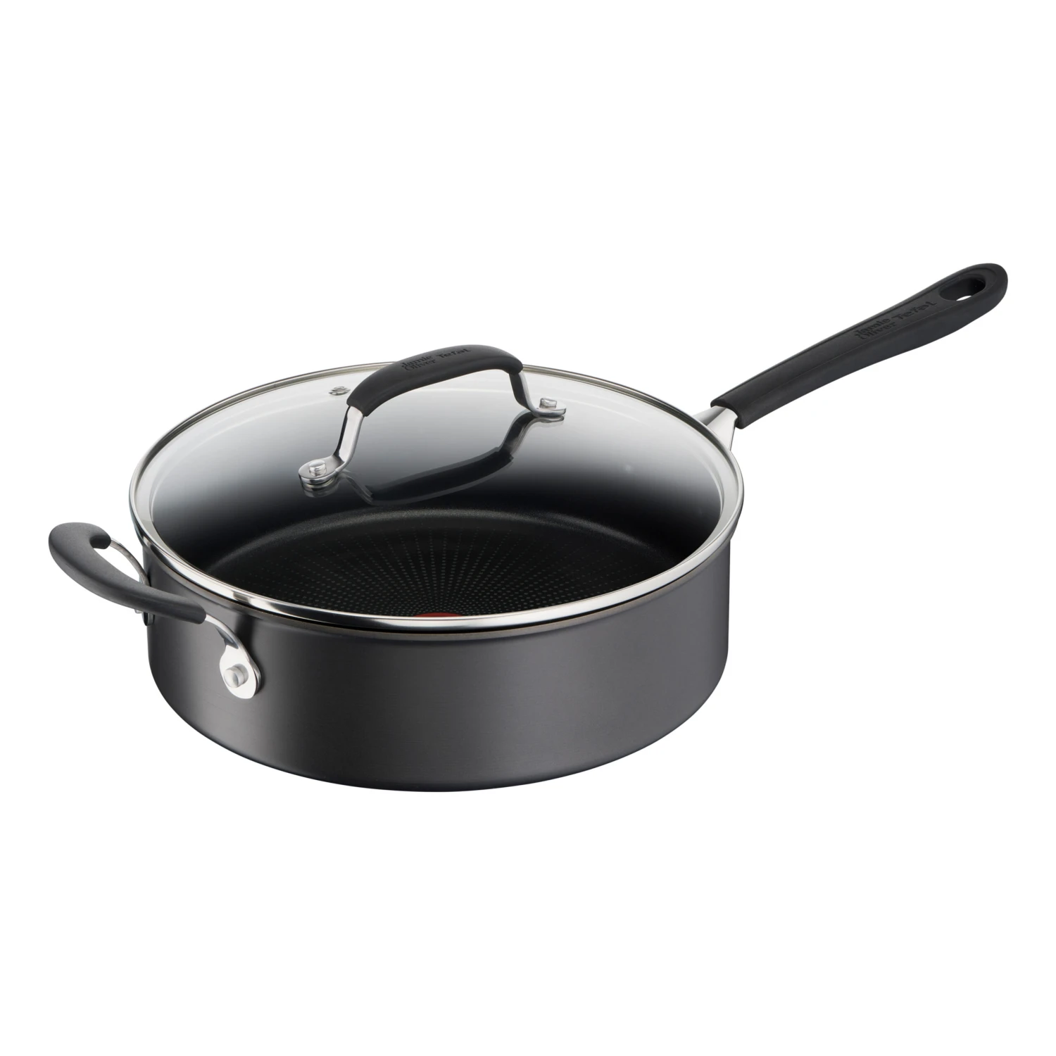 Tefal Jamie Oliver Quick & Easy Sauteerpan Hard Anodised 3 Tefal Jamie Oliver Quick & Easy Sauteerpan Hard Anodised