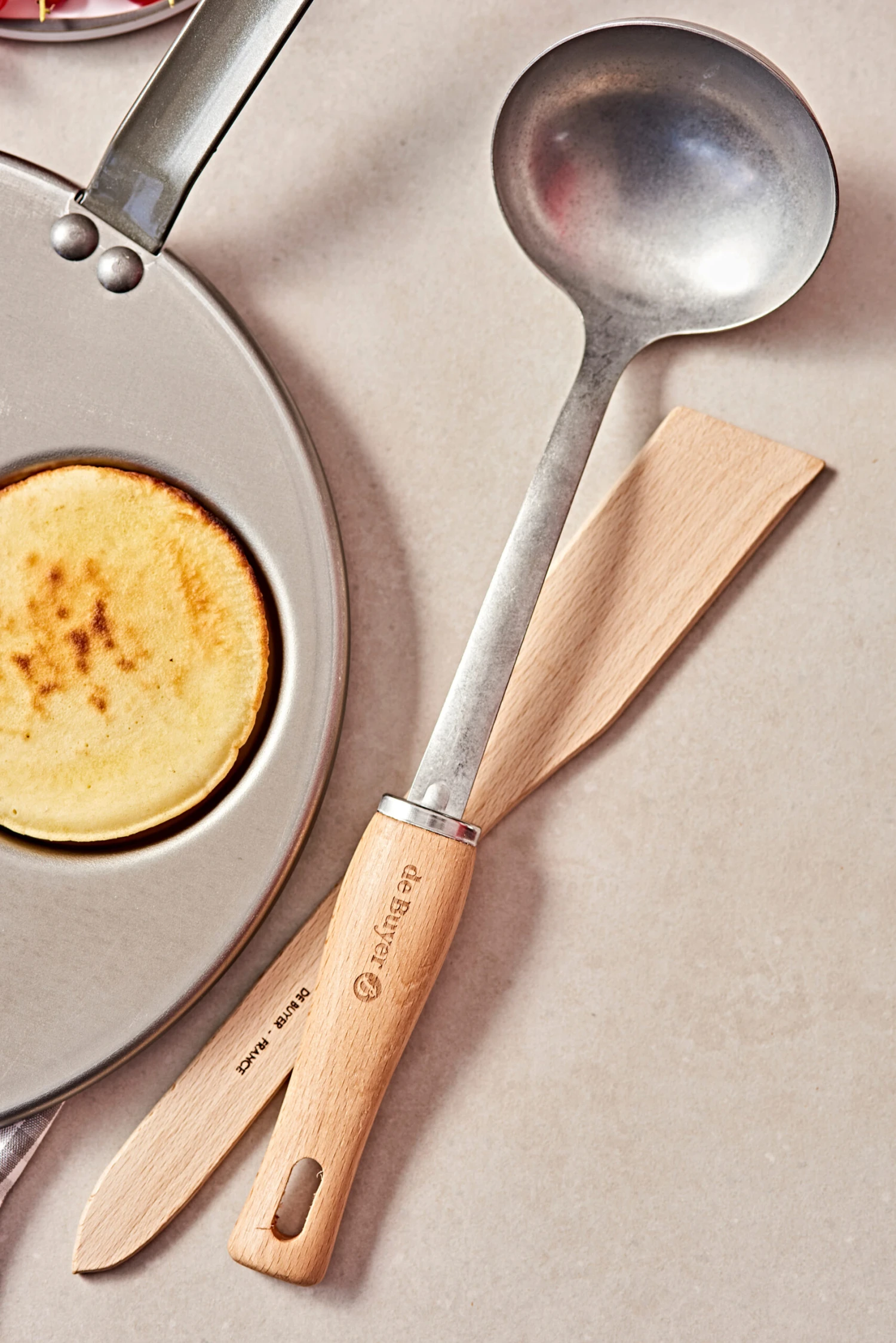 De Buyer B Bois Soeplepel Met Houten Handvat 4 De Buyer B Bois Soeplepel Met Houten Handvat - Afbeelding 2