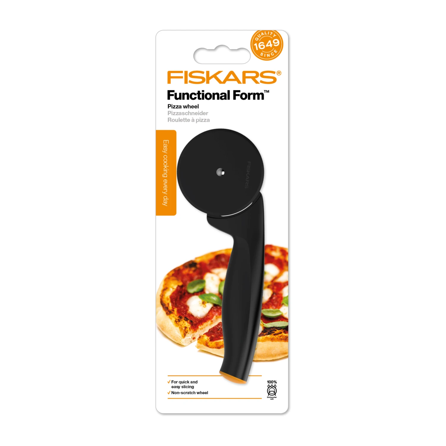 Fiskars Functional Form Pizzasnijder 4 Fiskars Functional Form Pizzasnijder - Afbeelding 2