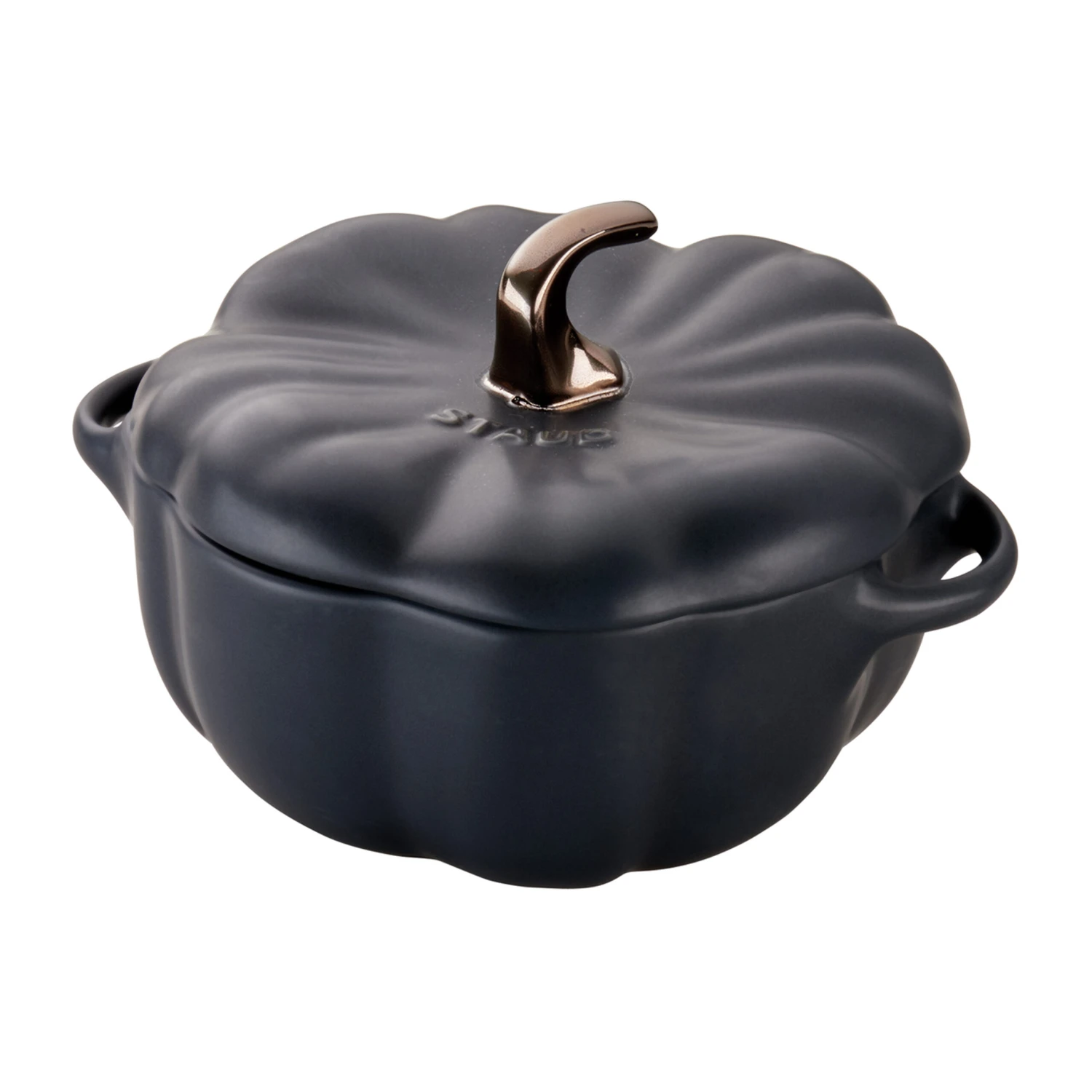Staub Pompoenbraadpan Van Aardewerk Zwart 3 Staub Pompoenbraadpan Van Aardewerk Zwart