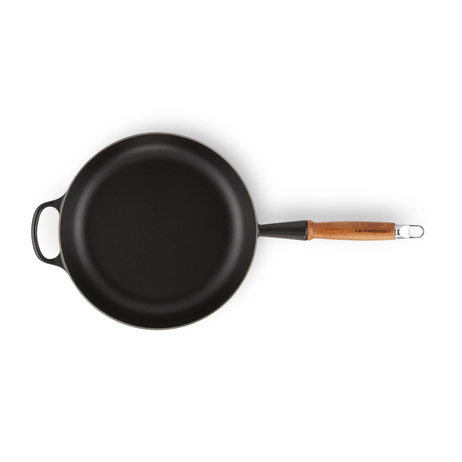 Le Creuset Signature Hapjespan Houten Handvat 28 Cm 5 Le Creuset Signature Hapjespan Houten Handvat 28 Cm - Afbeelding 3