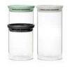 Brabantia Voorraadbussen Glas 3-pack 2 Brabantia Voorraadbussen Glas 3-pack -Keukenbenodigdheden Winkel 512743 01 1 ProductImageMain 15b5f17262