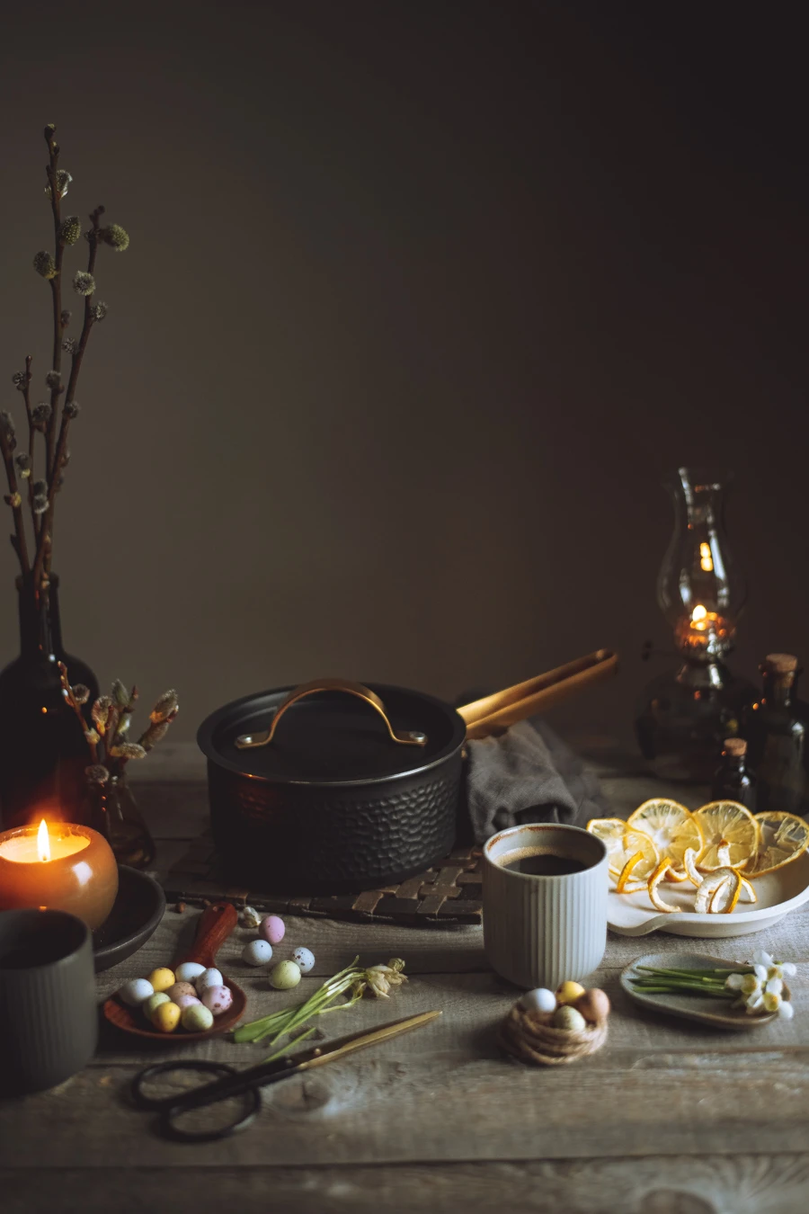 Arvet Gehamerde Zwarte Steelpan Met Deksel 6 Arvet Gehamerde Zwarte Steelpan Met Deksel - Afbeelding 4