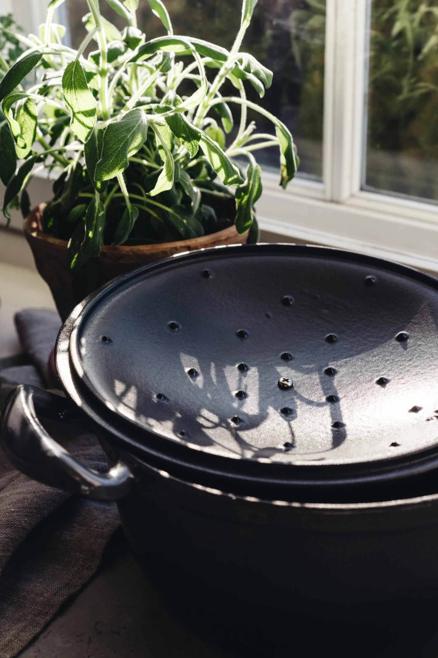 Heirol Braadpan Gietijzer 6 Heirol Braadpan Gietijzer - Afbeelding 4