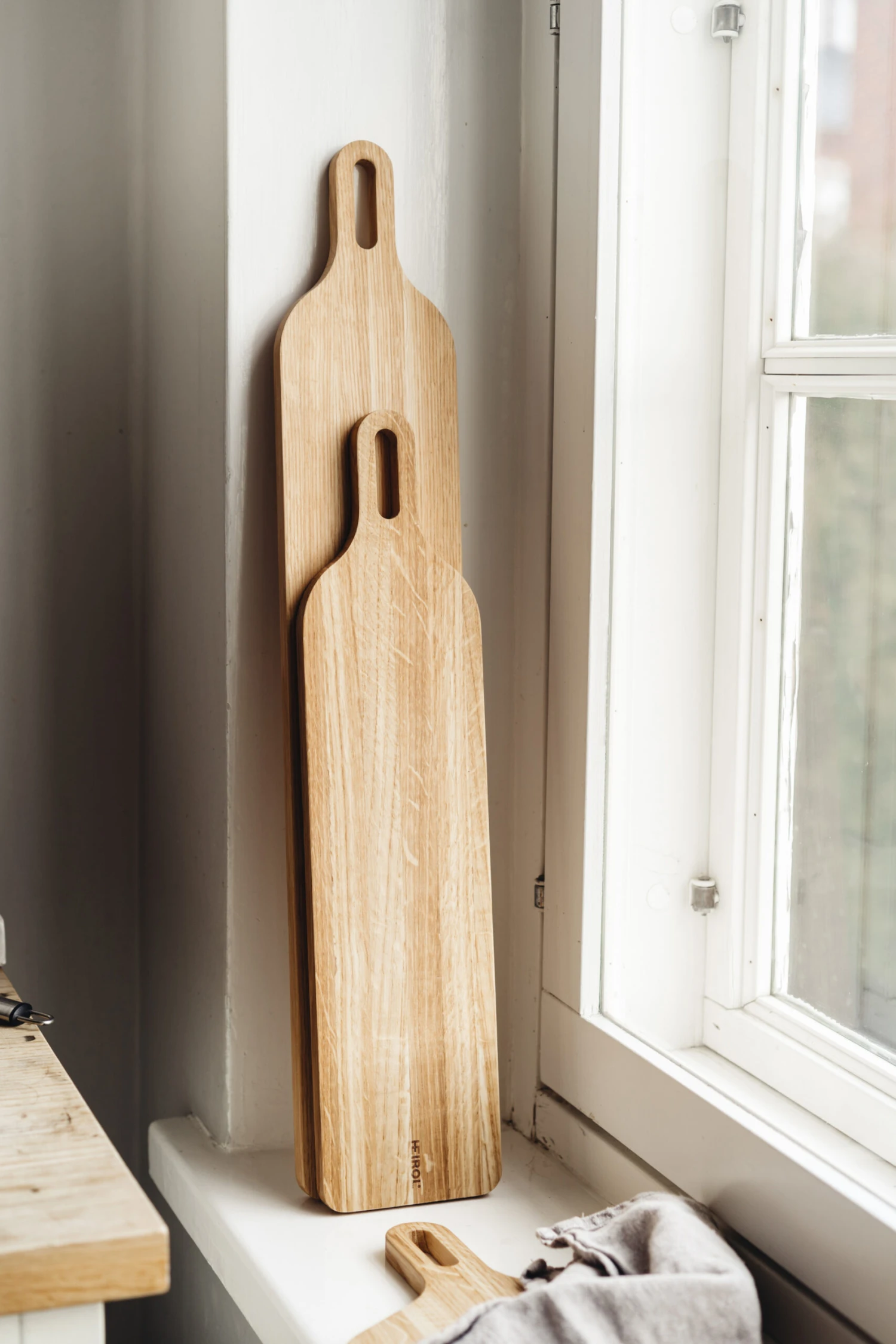 Heirol Snijplank Met Handvat Eikenhout 6 Heirol Snijplank Met Handvat Eikenhout - Afbeelding 4