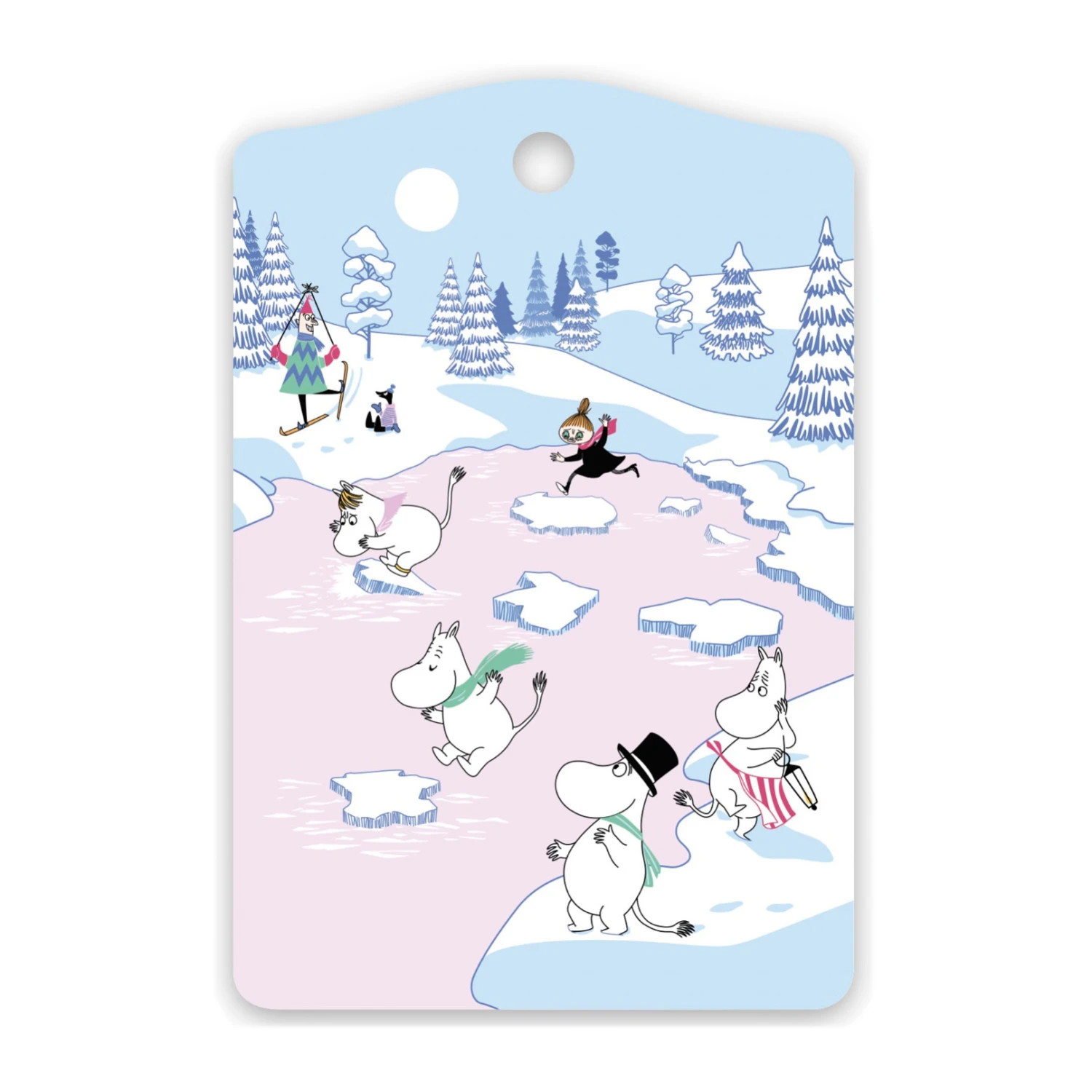 Moomin Snijplank Winter 2022 20x30 Cm 3 Moomin Snijplank Winter 2022 20x30 Cm