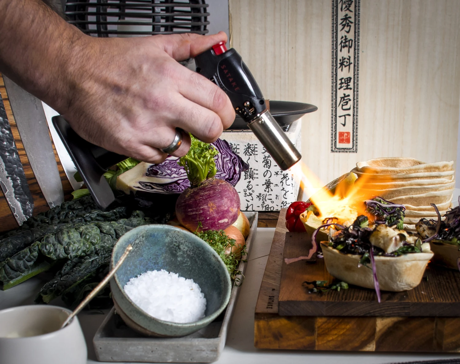 Satake Flame King Keukenbrander Gas 4 Satake Flame King Keukenbrander Gas - Afbeelding 2