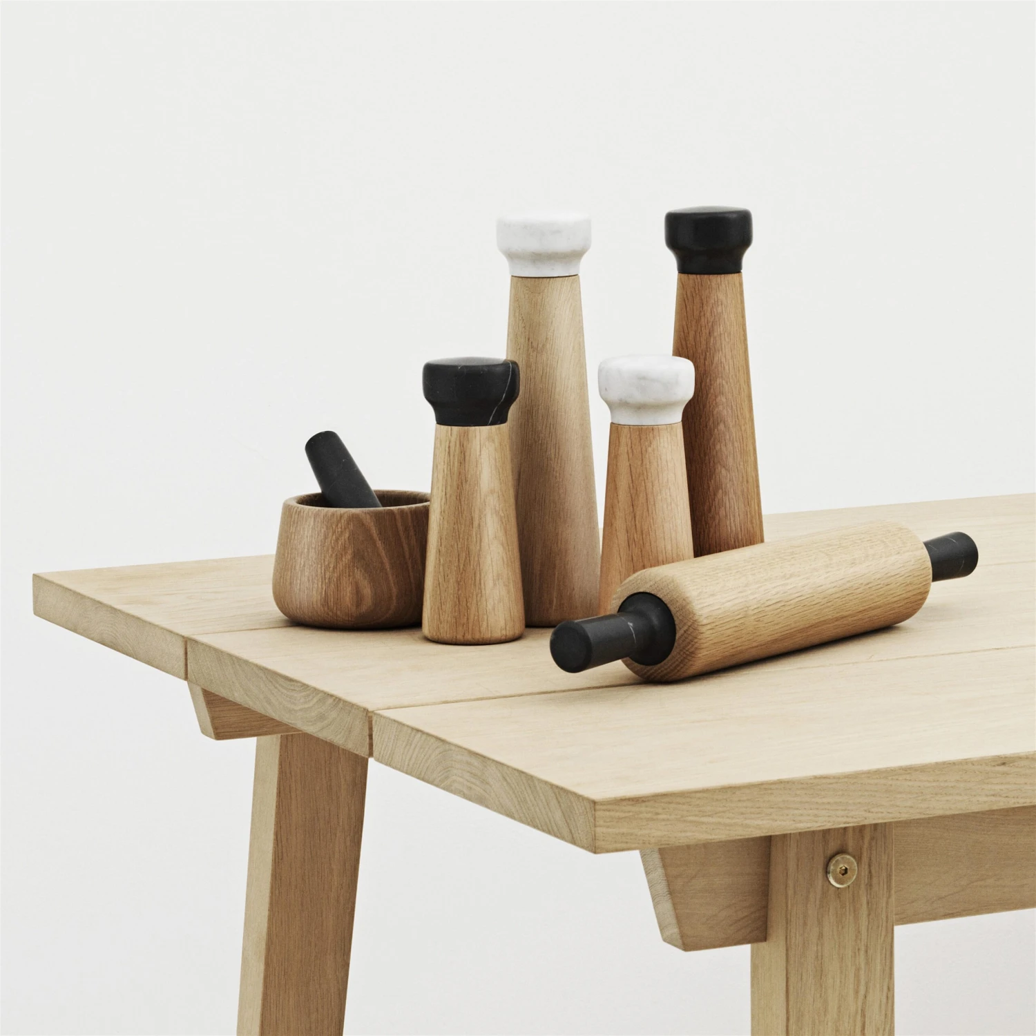 Normann Copenhagen Craft Zoutmolen Eiken-wit-marmer 7 Normann Copenhagen Craft Zoutmolen Eiken-wit-marmer - Afbeelding 5