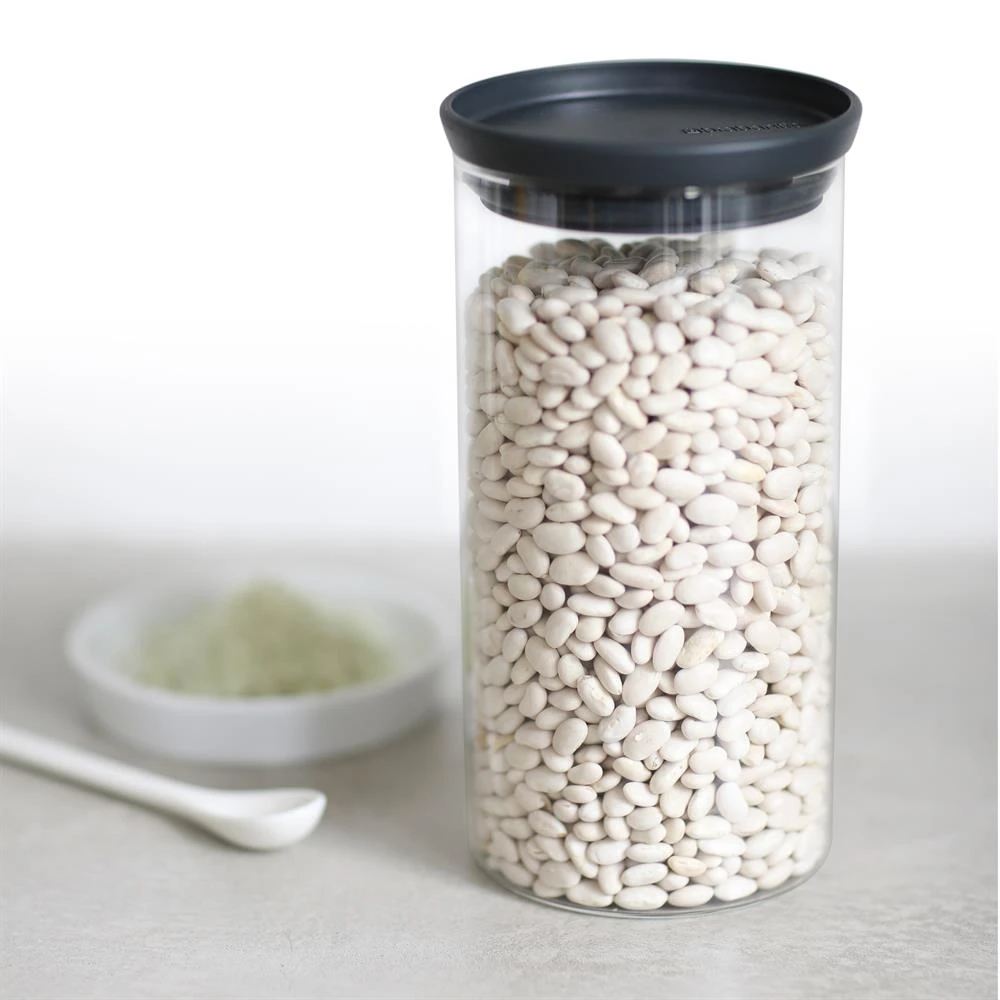 Brabantia Glazen Voorraadpot 4 Brabantia Glazen Voorraadpot - Afbeelding 2