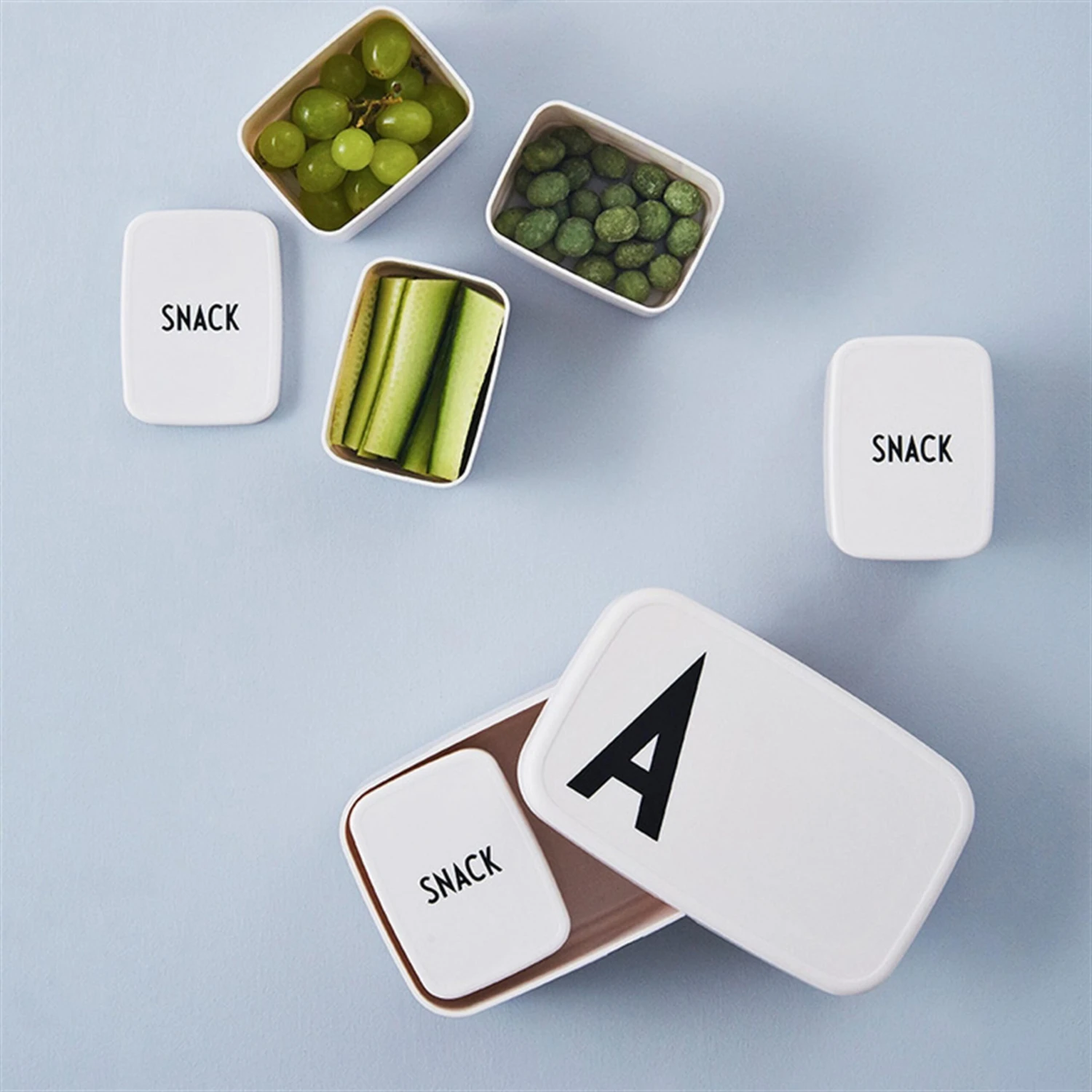 Design Letters Snackbox Voor Lunchbox 4 Design Letters Snackbox Voor Lunchbox - Afbeelding 2